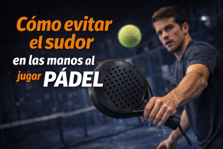 Cómo evitar el sudor en las manos al jugar pádel